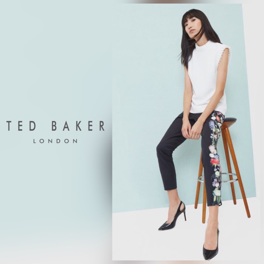 NWT Ted Baker London Kensington Floral Ankle Pants
